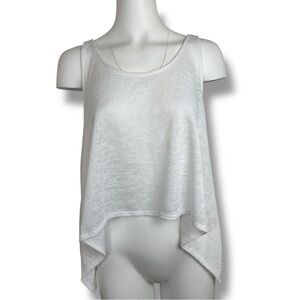 GUESS White Sleeveless Tank Top S Small